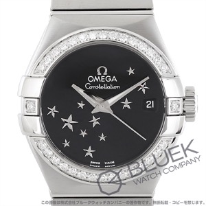 オメガ コンステレーション スター ブルー コーアクシャル クロノメーター ダイヤ レディース 123.15.27.20.01.001