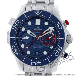 オメガ シーマスター ダイバー300M マスタークロノメーター アメリカズカップ クロノグラフ 300m防水 メンズ 210.30.44.51.03.002