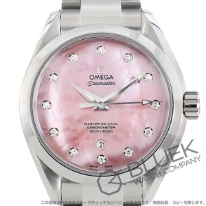 オメガ シーマスター アクアテラ マスターコーアクシャル ダイヤ レディース 231.10.34.20.57.003