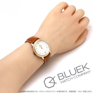 オメガ デ・ヴィル プレステージ ダイヤ アリゲーターレザー レディース 424.23.33.20.52.001