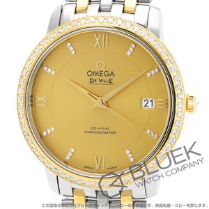 オメガ デ・ヴィル プレステージ ダイヤ メンズ 424.25.37.20.58.001