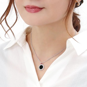 ブルガリ ネックレス アクセサリー メンズ レディース ブルガリブルガリ save the Children シルバー&ブラック 356910 BVLGARI