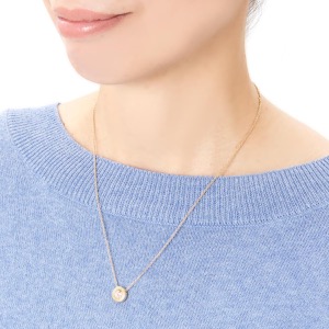 コーチ ネックレス アクセサリー レディース オープン サークル ストーン ゴールド&ピンク F54514 GLD COACH