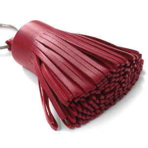 エルメス キーリング/キーホルダー アクセサリー メンズ レディース カルメン U刻印 2022年製造 アニューミロ(ラムスキン) ルージュアッシュ(ボルドー系) CARMEN KEY RING U ROUGE H HERMES