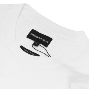 エンポリオアルマーニ Tシャツ 半袖/カットソー トップス メンズ イーグルマーク ビアンコホワイト 8N1TN5 1JPZZ 0147 2022年春夏新作 EMPORIO ARMANI