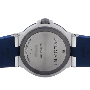 ブルガリ アルミニウム GMT メンズ BB40C3ATRSLNGMT