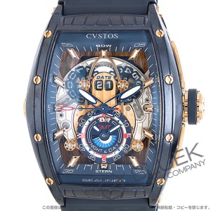 クストス チャレンジ シーライナー GMT 腕時計 メンズ Cvstos CVT-SEA-GMT-CP-5N BLST