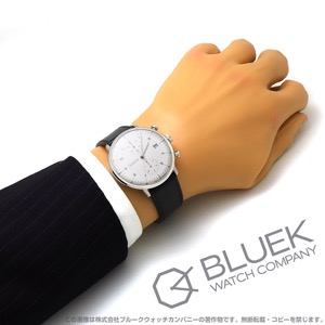 ユンハンス マックス・ビル クロノスコープ クロノグラフ メンズ 027/4800.02