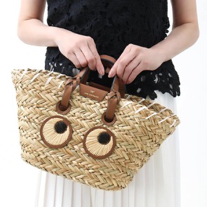 アニヤハインドマーチ バスケットバッグ/かごバッグ/ハンドバッグ バッグ レディース ペッパーアイズ スモール ナチュラルベージュ 155120 5050925155120 ANYA HINDMARCH