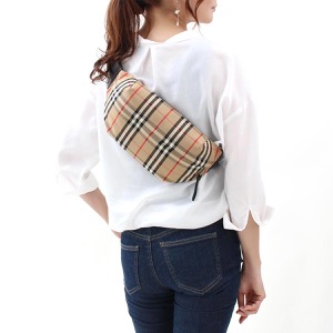バーバリー ボディバッグ/ベルトバッグ/ウエストバッグ バッグ メンズ レディース ソニー ヴィンテージチェック ミディアム アーカイブベージュ&ブラック ML MD SONNY BUV 115089 A5373 8010430 BURBERRY