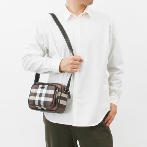 バーバリー ショルダーバッグ/クロスボディ バッグ メンズ レディース パディ ジャイアントチェック ダークバーチブラウン ML PADDY GC9 116398 A8900 8049145 BURBERRY