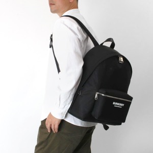 バーバリー リュックサック/バックパック バッグ メンズ レディース ジェット ロゴプリント ブラック ML JETT PN9 117221 A1189 8063495 BURBERRY