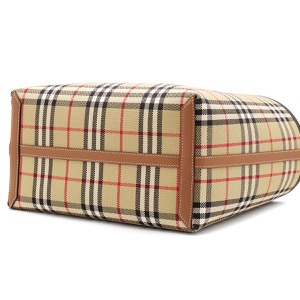 バーバリー トートバッグ バッグ レディース ロンドン スモール バーバリーチェック ブライヤーブラウンマルチ&ブラック LL SM LONDON TOTE YUC 144447 A9534 8066163 BURBERRY