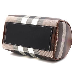 バーバリー ボストンバッグ/ボウリングバッグ/ショルダーバッグ バッグ レディース ボウリングバッグ ミニ ジャイアントチェック ダークバーチブラウンチェック&ブラック LL MN BOWLING BAG GC9 143118 A9011 8069663 BURBERRY