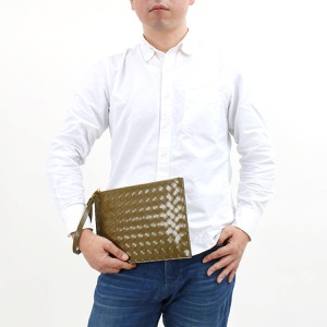 ボッテガヴェネタ (ボッテガ・ヴェネタ) クラッチバッグ/セカンドバッグ バッグ メンズ イントレチャート マッドカーキグリーン 592053 VMBI1 2855 BOTTEGA VENETA