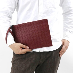 ボッテガヴェネタ (ボッテガ・ヴェネタ) クラッチバッグ/セカンドバッグ/ドキュメントケース バッグ メンズ イントレチャート ボルドー 592648 VCPQ1 6250 BOTTEGA VENETA