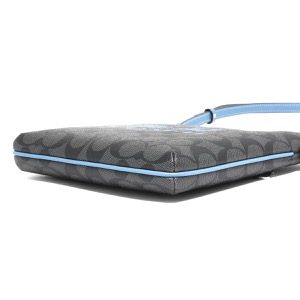 コーチ ショルダーバッグ バッグ レディース シグネチャー グラファイトダークグレー&ライトミストブルー CN767 SVW6O COACH