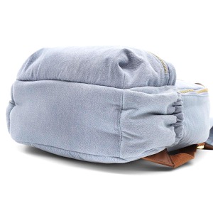 クロエ リュックサック/バックパック バッグ メンズ レディース チルドレンズ キッズ デニム ロゴ プリント デニムブルー C20044 Z10 CHLOE