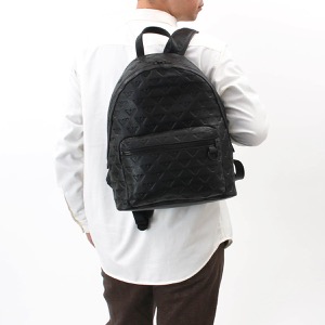 エンポリオアルマーニ リュックサック/バックパック バッグ メンズ モノグラム ブラック Y4O370 Y142V 81072 EMPORIO ARMANI