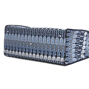 フルラ トートバッグ/ショッピングバッグ バッグ レディース オポチュニティ ラージ ジャガード生地 エスニック アーチロゴ トニーブルーデニムマルチ WB00255 A.0459 TDE00 FURLA