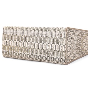 フルラ トートバッグ/ショッピングバッグ バッグ レディース オポチュニティ ラージ ジャガード生地 エスニック アーチロゴ トニーカラーゴールドマルチ WB00255 BX0383 TG400 FURLA