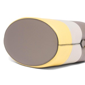 フルラ ショルダーバッグ/バケットバッグ/クロスボディ バッグ レディース ダナエ ミニ ボーダー ストライプ ポップコーンイエローマルチ&ペルラホワイトベージュ&スタッコグレージュ WE00495 BX1423 2642S FURLA