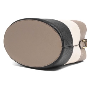 フルラ ショルダーバッグ/バケットバッグ/クロスボディ バッグ レディース ダナエ ミニ ボーダー ストライプ ブラックマルチ&ペルラホワイトベージュ&スタッコグレージュ WE00495 BX1423 2643S FURLA