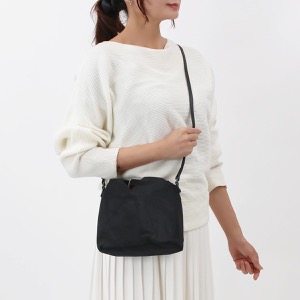 エムエム6メゾンマルジェラ ショルダーバッグ/ハンドバッグ/クロスボディ バッグ レディース ジャパニーズ ブラック&オレンジ S54WD0106 P4810 T8013 MM6 MAISON MARGIELA