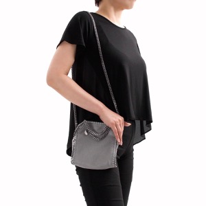 ステラマッカートニー トートバッグ/ショルダーバッグ/ミニバッグ バッグ レディース ファラベラ タイニー ライトグレー 391698 W9132 1220 STELLA McCARTNEY