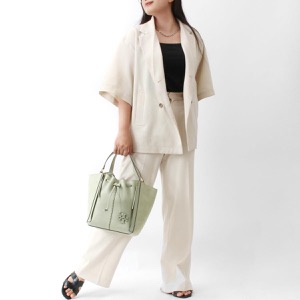 トリーバーチ トートバッグ/ドローストリングバッグ/ショルダーバッグ バッグ レディース マックグロー ドラゴンフライ （トンボバッグ） サッチェルバッグ パインフロストグリーン 88135 301 TORY BURCH