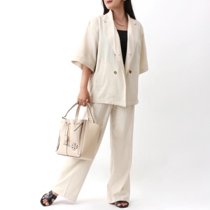 トリーバーチ トートバッグ/ドローストリングバッグ/ショルダーバッグ バッグ レディース マックグロー ドラゴンフライ （トンボバッグ） サッチェルバッグ ブリーホワイトベージュ 90472 724 TORY BURCH