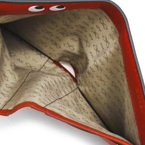 アニヤハインドマーチ 二つ折り財布 財布 レディース ピーピング アイズ ブラック 159906 5050925159906 ANYA HINDMARCH