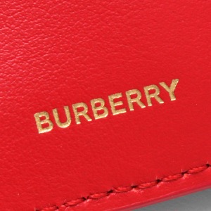 バーバリー 三つ折り財布/ミニ財布 財布 レディース ラーク モノグラム プリント ブライトレッド LS LARK RU6 117684 A1460 8018960 BURBERRY