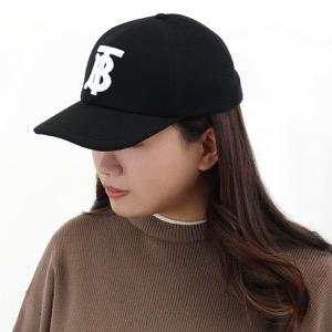 バーバリー キャップ/帽子 メンズ レディース TB ロゴ ブラック MH BASEBALL CAP 113012 A1189 8038141 BURBERRY