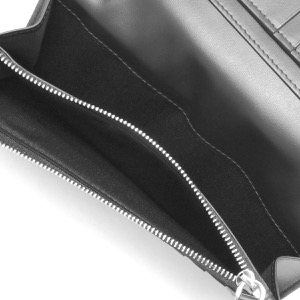 バーバリー 長財布 財布 メンズ エンボスドチェック ブラック MS CAVEND ESM 133239 A1189 8054850 BURBERRY