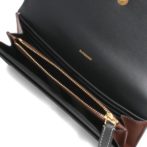 バーバリー 長財布 財布 レディース ハルトン ジャイアントチェック ダークバーチブラウン LS HALTON GC9 122035 A8900 8072668 BURBERRY
