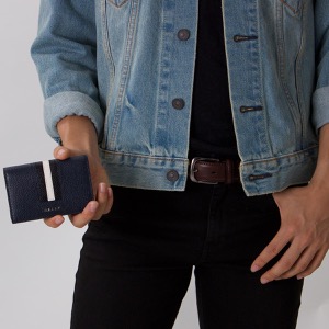 バリー カードケース/名刺入れ メンズ タイク ニューブルー TYKELT 17 6218027 BALLY