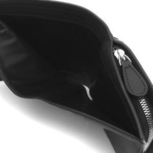 ボッテガヴェネタ (ボッテガ・ヴェネタ) 二つ折り財布 財布 メンズ レディース イントレチャート ブラック 121059 V0016 8806 BOTTEGA VENETA