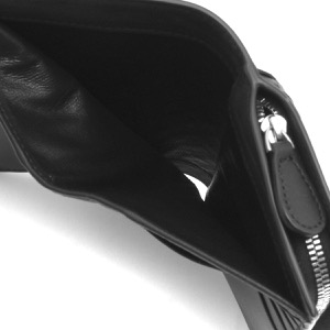 ボッテガヴェネタ (ボッテガ・ヴェネタ) 二つ折り財布 財布 メンズ レディース イントレチャート ブラック 121060 V0016 8806 BOTTEGA VENETA