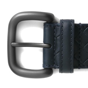 ボッテガヴェネタ (ボッテガ・ヴェネタ) ベルト メンズ イントレチャート ライトトルマリンブルー 173784 V4650 4013 BOTTEGA VENETA