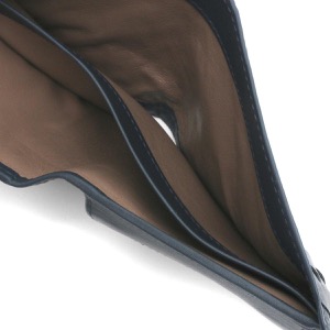 ボッテガヴェネタ (ボッテガ・ヴェネタ) 二つ折り財布 財布 メンズ イントレチャート ネイビー系 193642 V4651 4059 BOTTEGA VENETA