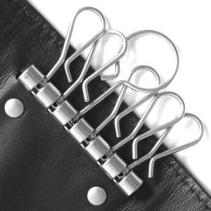 ボッテガヴェネタ (ボッテガ・ヴェネタ) キーケース メンズ イントレチャート ブラック 284137 V0016 8806 BOTTEGA VENETA