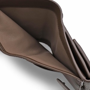 ボッテガヴェネタ (ボッテガ・ヴェネタ) 二つ折り財布 財布 メンズ レディース イントレチャート エスプレッソブラウン 382576 V0016 2071 BOTTEGA VENETA