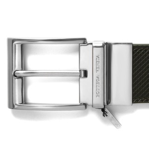 ボッテガヴェネタ (ボッテガ・ヴェネタ) ベルト メンズ マルコポーロ リバーシブル カーキブラウン&オレンジ 575234 VMAW3 3394 BOTTEGA VENETA