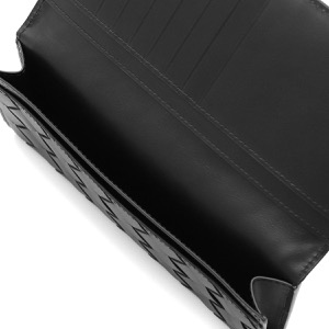 ボッテガヴェネタ (ボッテガ・ヴェネタ) 長財布（札入れ） 財布 メンズ イントレチャート ブラック 635567 V3US1 8803 BOTTEGA VENETA