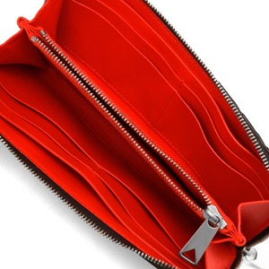 ボッテガヴェネタ (ボッテガ・ヴェネタ) 長財布 財布 メンズ レディース イントレチャート ブラウン&オレンジ 639856 VCPQ7 2116 BOTTEGA VENETA