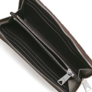 ボッテガヴェネタ (ボッテガ・ヴェネタ) 長財布 財布 メンズ イントレチャート フォンデンテダークブラウン&ブラック 639856 VCPQ7 2138 BOTTEGA VENETA