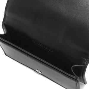 ボッテガヴェネタ (ボッテガ・ヴェネタ) カードケース/名刺入れ メンズ レディース カセット マキシイントレチャート ブラック 651396 VCQC4 8803 BOTTEGA VENETA
