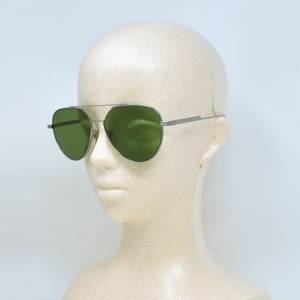 ボッテガヴェネタ (ボッテガ・ヴェネタ) サングラス メンズ レディース セミオート UVカット グリーン&リュテンシルバー BV1013SK 010 BOTTEGA VENETA