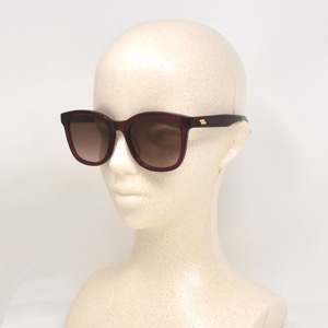 ボッテガヴェネタ (ボッテガ・ヴェネタ) サングラス メンズ レディース ウェリントン UVカット バーガンディーボルドークリア&ブラウン BV1080SK 003 BOTTEGA VENETA